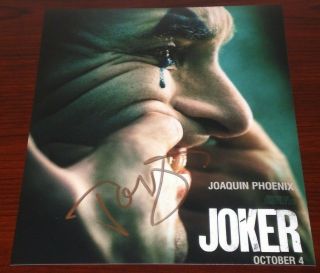 Director Todd Phillips Signed Joker 8x10 Poster Photo Autograph Hangover