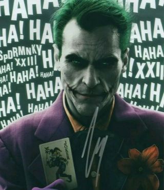 Joaquin Phoenix - Signed Autographed 8x10 Photo - Joker - W/coa