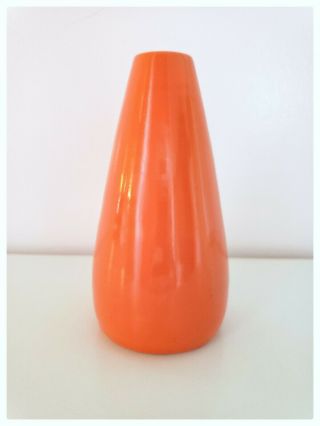 Lb Lauren Burman Cone Vase Orange Little Shirley Material Good