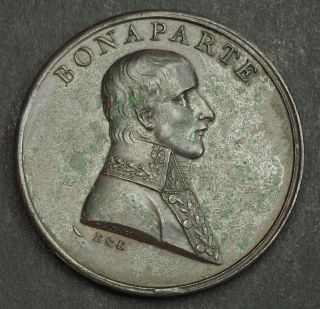 1801,  France,  Napoleon Bonaparte (1st Consul).  Rare " Peace Of Luneville " Medal.