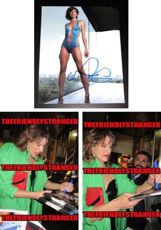 Milla Jovovich Signed Autographed 8x10 Photo E - Proof - Resident Evil Sexy