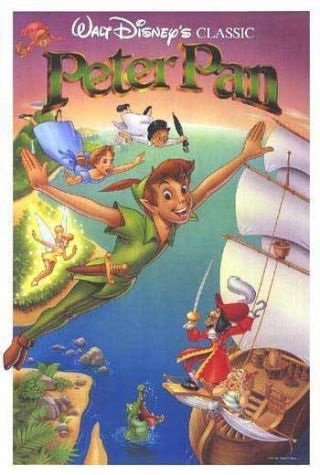 Peter Pan Orig Movie Poster One Sided 27x40