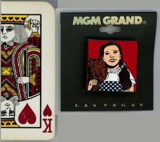 Wizard Of Oz Enamel Lapel Pin: Dorothy & Toto,  From Mgm Grand,  Las Vegas