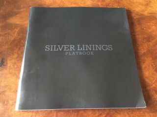 SILVER LININGS PLAYBOOK Oscar FYC Book & 2 DvDs Making of the Film RARE 2