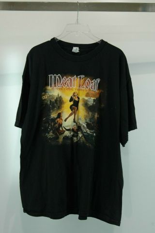 Meat Loaf " Hang Cool Teddy Bear " 2010 Tour T - Shirt Size 2xl For Charity