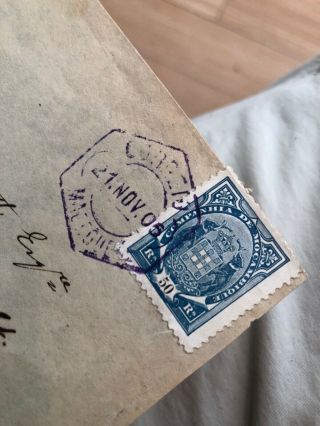 23 2 Rare Portugal Portuguese Colonial Mozambique Postal Covers To USA 3
