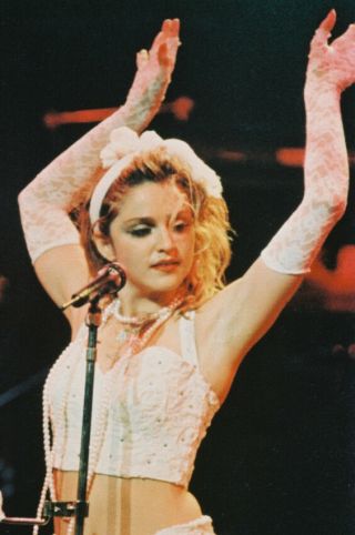 Madonna Sexy Color Poster Print In Concert Bare Midriff