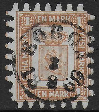 Finland Stamps 1866 Yv 10 Canc F/vf Borga /cat Value $1500