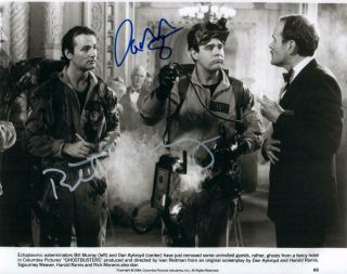 Bill Murray Dan Aykroyd Autographed Signed 8x10 Photo Picture Pic,