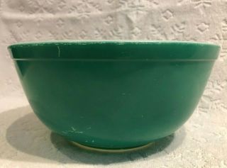 Vintage PYREX 1950 ' s,  ; Green - 403 Solid - Primary - Colour Large Nesting Mixing - Bowl 2