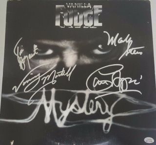 Very Early " Vanilla Fudge " Group Signed Album Cover Paas