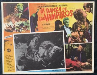 Sharon Tate Roman Polanski The Fearless Vampire Killers Mexican Lobby Card Nmint