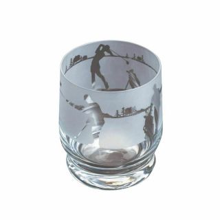 Dartington Crystal Aspect Tumbler Sport,  350ml|Gift Boxed|Golf Or Rugby 3