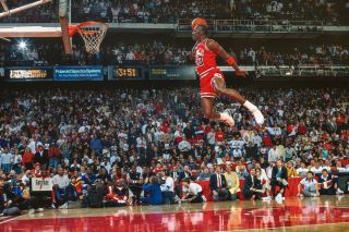 Michael Jordan Chicagi Bulls Slam Air Dunk Nba Basketball 8x10 Photo Print