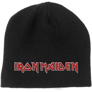 Iron Maiden - " Classic Logo " - Beanie Hat - Official Product - U.  K.  Seller