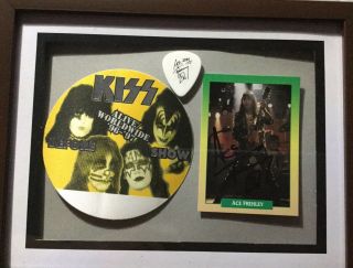 Ace Frehley Kiss Framed Signed Autographed Photo Trading Card,  Pick Vip Pass