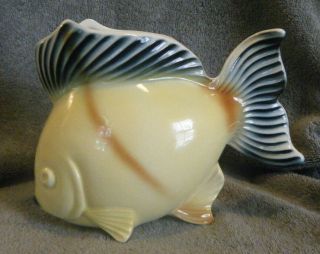 Vintage 1940/50s Royal Copley Angel Fish Planter/vase