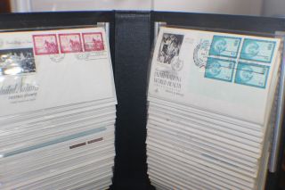 1951 - 1961 Full Set 100 Fdi Rare Set Of United Nations Stamp Album White Ace