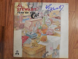 Al Stewart " The Year Of The Cat " Autographed Record W/ Certificate Authenticity