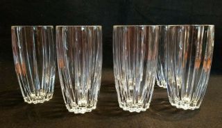 7 Waterford Marquis Omega Crystal Hi Ball Glasses 5 5/8 "