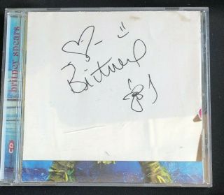 Britney Spears Cd With Autograph