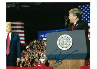 Sean Hannity Autographed 8x10 Photo Signed Picture W/coa Proof Fox News Trump 3