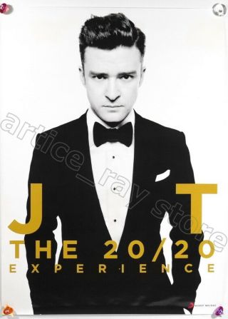 Justin Timberlake The 20/20 Experience Taiwan Promo Poster 2013