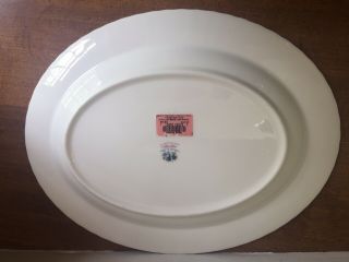 Royal Albert MOONLIGHT BLUE ROSE Oval Platter 2