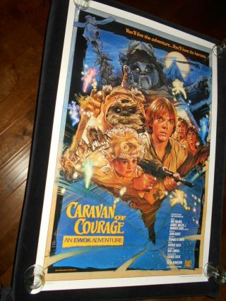 Caravan Of Courage Star Wars Ewok Adventure Rolled One Sheet Poster
