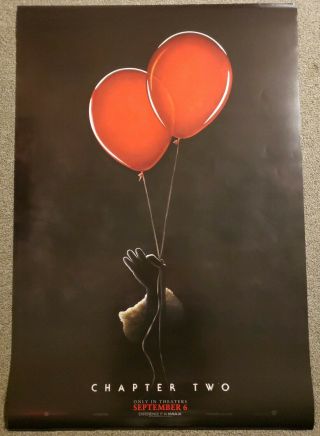 It Chapter 2 27x40 Double Sided Movie Theater Poster Teaser Stephen King