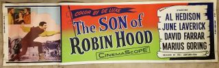 The Son Of Robin Hood Al Hedison 1959 24x82 Movie Poster Banner
