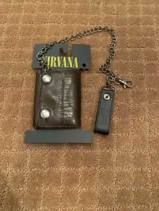 Nirvana Wallet Kurt Cobain Leather