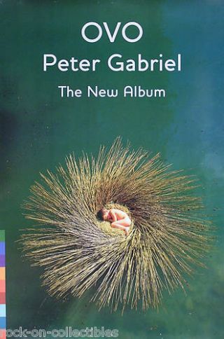 Genesis Peter Gabriel 2000 Ovo Promo Poster