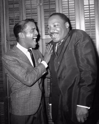 Sammy Davis Jr And Martin Luther King Jr Backstage 8x10 Photo Print 4434 - Fab