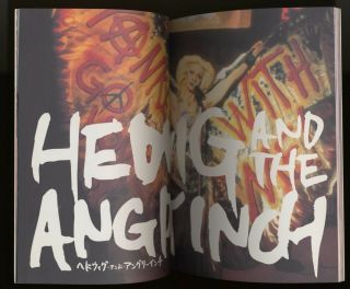 Hedwig and the Angry Inch JAPAN PROGRAM John Cameron Mitchell,  Stephen Trask 3