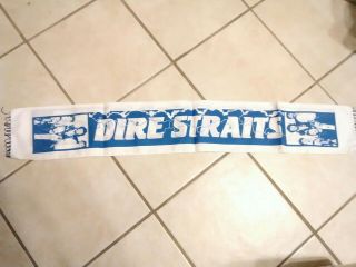 Dire Straits Scarf.  Love Over Gold 1982 - 83 Tour.  Mark Knopfler Tour.