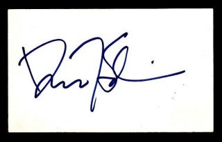 David Schwimmer Signed 3x5 Index Card Autographed Actor Friends Jsa