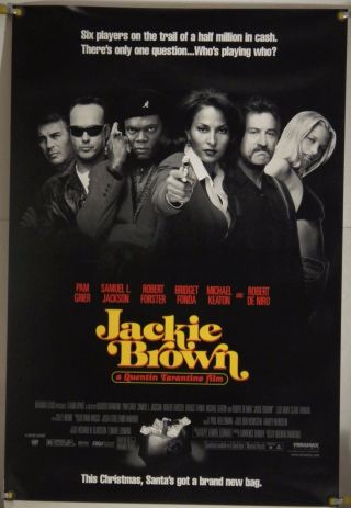 Jackie Brown Rolled Orig 1sh Movie Poster Pam Grier Quentin Tarantino (1997)