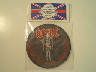 Vintage Ac/dc 80s Patch Metal Heavy Acdc