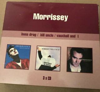 Morrissey ‎– Bona Drag / Kill Uncle / Vauxhall And I 3 Cd Box
