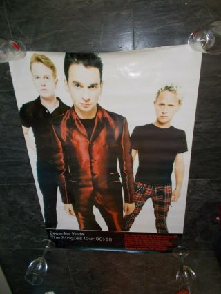 Depeche Mode Huge Period Poster For The Singles 86 - 98 Tour,  35 X 25 "