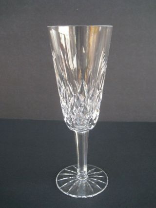 Waterford Lismore Crystal Fluted Champagne Glass 7 5/16 In