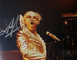Elton John Hand Signed 8x10 Photo W/ Holo