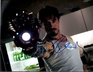 Robert Downey Jr Iron Man Autographed Signed 11x14 Photo Picture Pic,