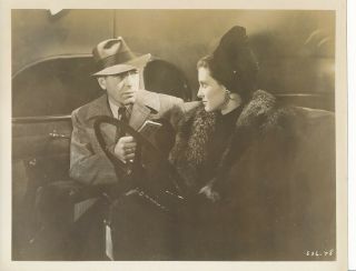 Humphrey Bogart Peggy Knudsen Vintage The Big Sleep Wb Film Noir Photo