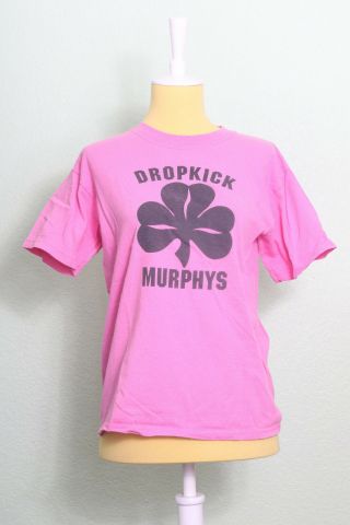 Dropkick Murphys Girls Band Shirt Sz S 14 - 16 Shamrock & Roll Celtic Punk Tour