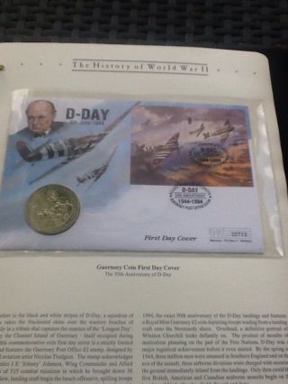 12 X D - Day 50th Anniversary First Day Covers Coins And Stamp In Two Albums