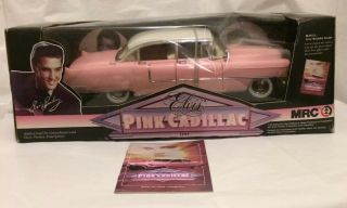 Elvis Presley 1955 Pink Cadillac 1:18 Scale Die Cast By Mrc