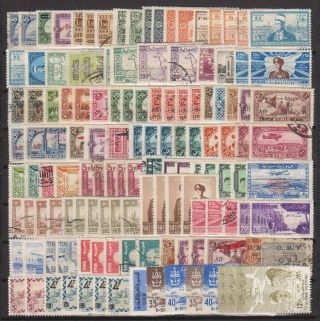A6962: Earlier Syria Stamp Lot; Cv $435