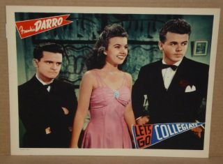 5 different Let ' s Go Collegiate Lobby Card (s) Gale Storm Frankie Darro 1941 3